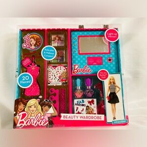 Barbie Fab Beauty Wardrobe and Sealed Doll 
Included